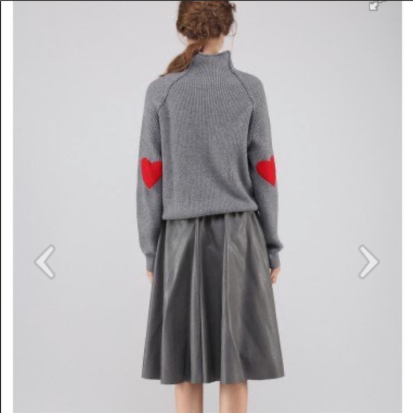 Chicwish heart and soul patch sweater. - Picture 3 of 6